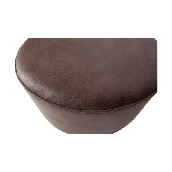 Hnědý puf vtwonen, ø 60 cm-image-1
