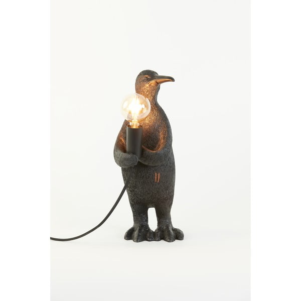 Černá stolní lampa (výška 34 cm) Penguin – Light & Living-image-3
