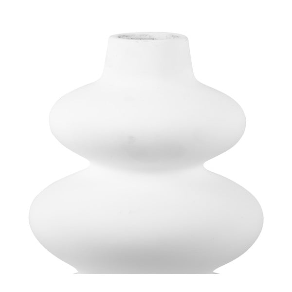 Bílá keramická váza Karlsson Circles, výška 19,4 cm-image-3