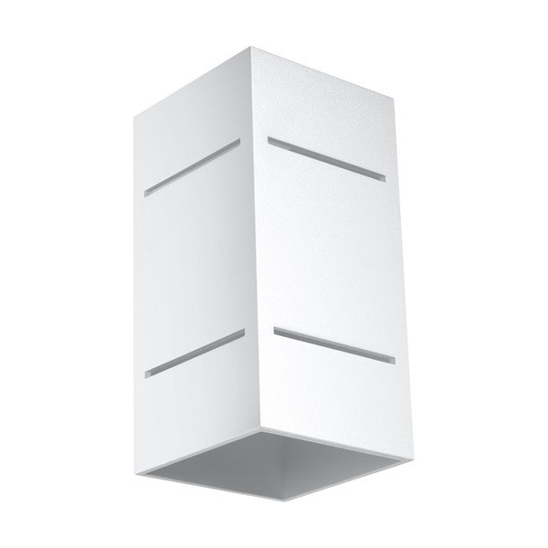 Bílé nástěnné svítidlo Sollux Torre