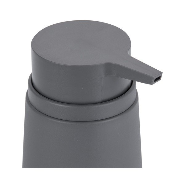 Šedý plastový dávkovač mýdla 200 ml Cris - Tomasucci-image-1