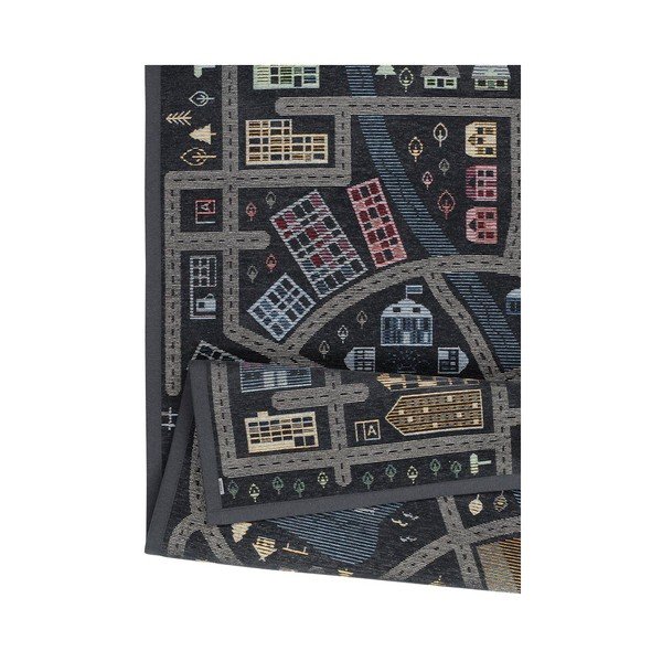 Černý oboustranný dětský koberec Narma Ülejõe, 160 x 230 cm-image-3