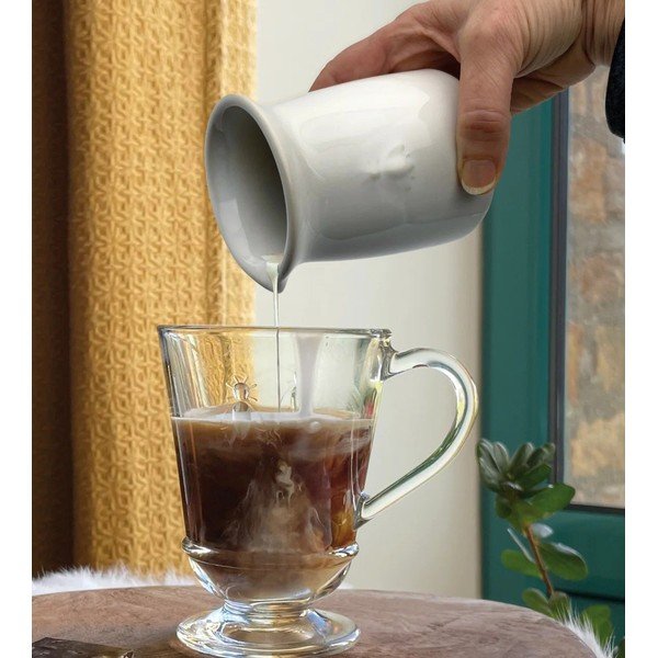 Krémová kameninová konvička na mléko 200 ml Abeille – La Rochére-image-1