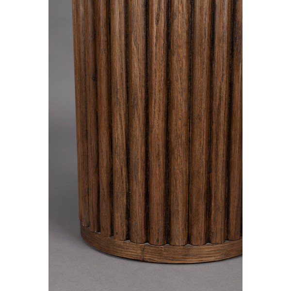 Kulatý odkládací stolek s deskou z kamene ø 35 cm Arda – Dutchbone-image-3