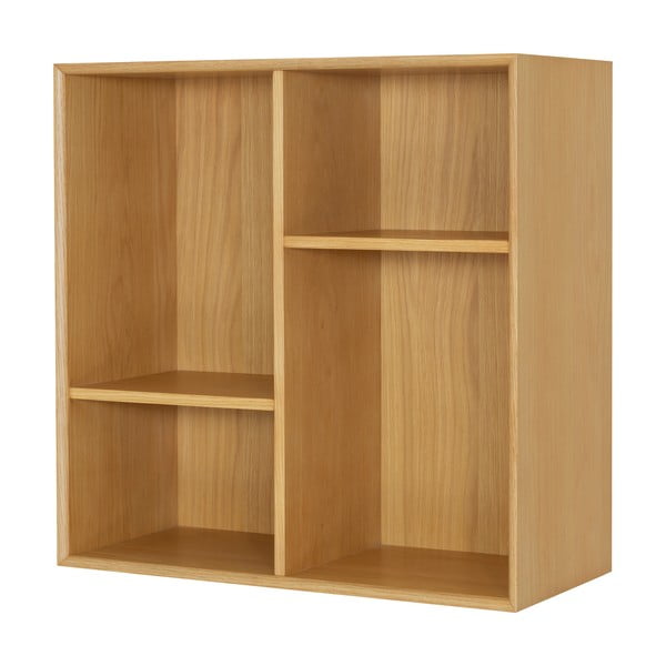 Modulární policový systém v dekoru dubu v přírodní barvě 70x70 cm Z  – Tenzo-image-2