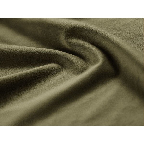 Khaki sametová modulární rohová pohovka (pravý roh/s lenoškou) Jodie – Micadoni -image-3