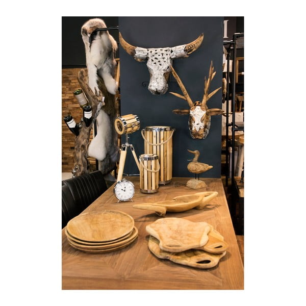 Krájecí prkénko z neopracovaného teakového dřeva HSM collection Flate, délka 49 cm-image-1