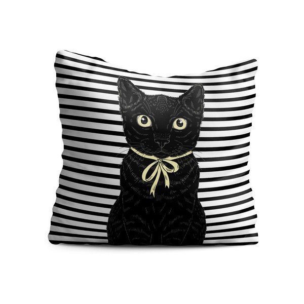 Dekorační polštář 40x40 cm Black Cat – OYO kids