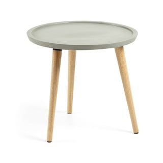 Příruční stolek s cementovou deskou Kave Home Livy