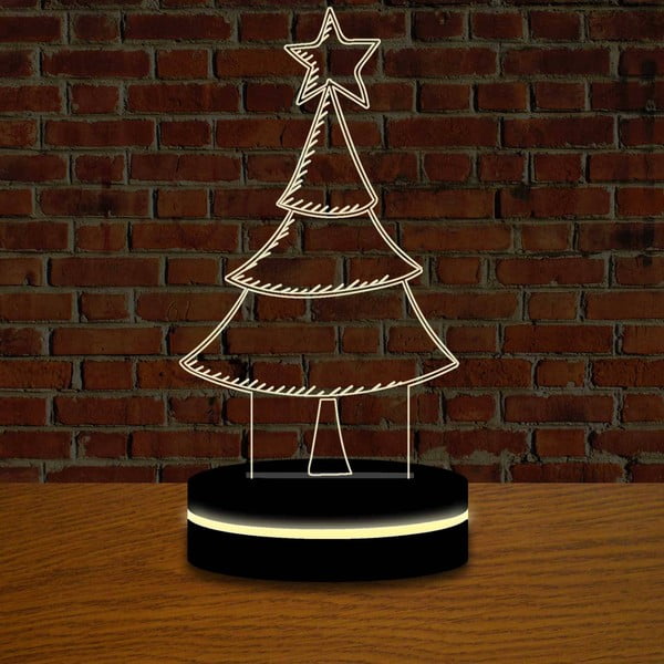 Lampa s 3D efektem Christmas no. 12