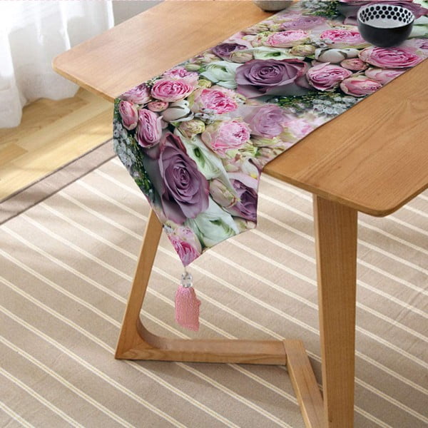 Běhoun na stůl 45x140 cm Roses – Mila Home-image-1