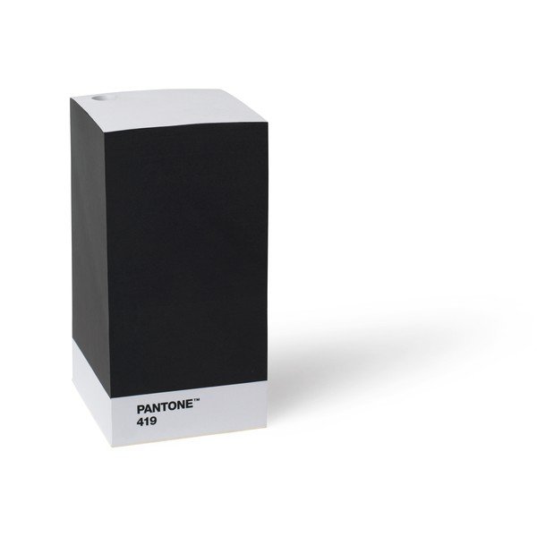 Černý stojan na tužku / poznámkový blok Pantone