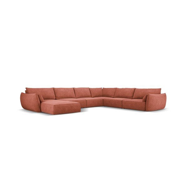 Červená rohová pohovka (pravý roh) Vanda – Mazzini Sofas-image-2
