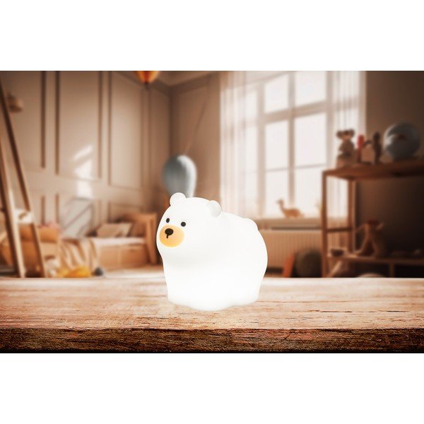 Krémové dětské noční světlo Knut – Fischer & Honsel-image-2