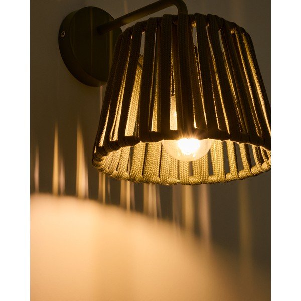 LED nástěnné solární venkovní svítidlo (výška 23 cm) Aldet – Kave Home-image-2