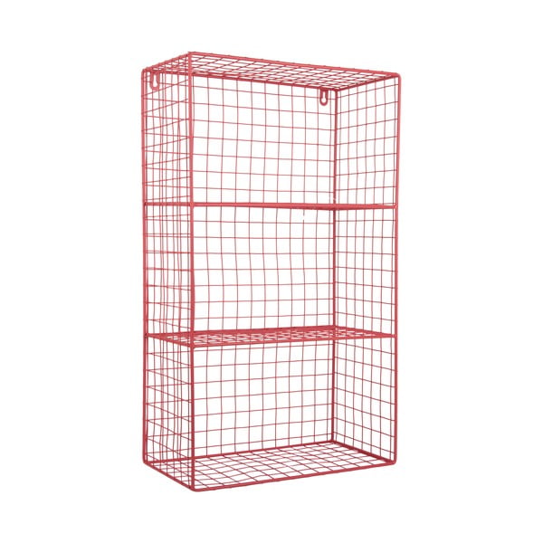 Červená patrová ocelová police 60 cm Reja – PT LIVING-image-2