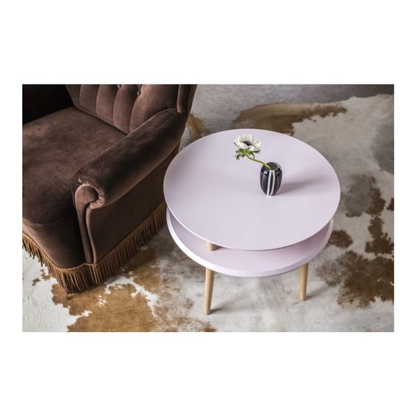 Grafitově šedý konferenční stolek Ragaba UFO, Ø 57 cm-image-4