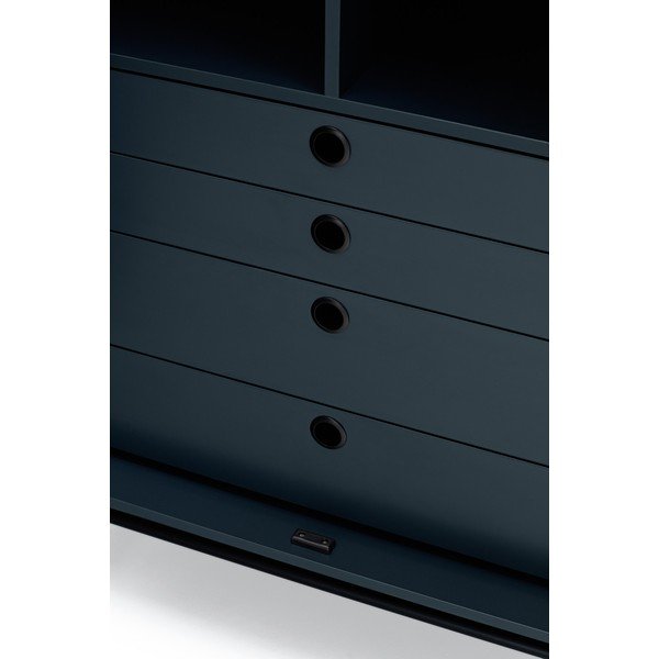 Černo-modrá skříňka 93x130 cm Punto - Teulat-image-1