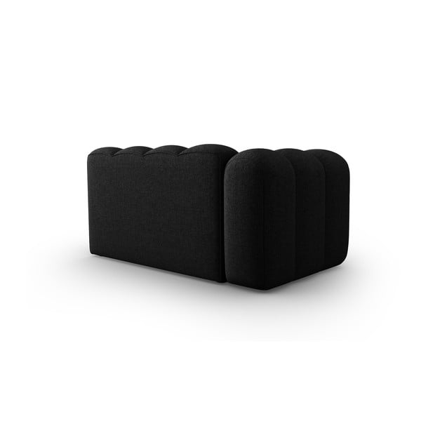 Černoantracitový modul pohovky (levý roh) Lupine – Micadoni Home-image-3