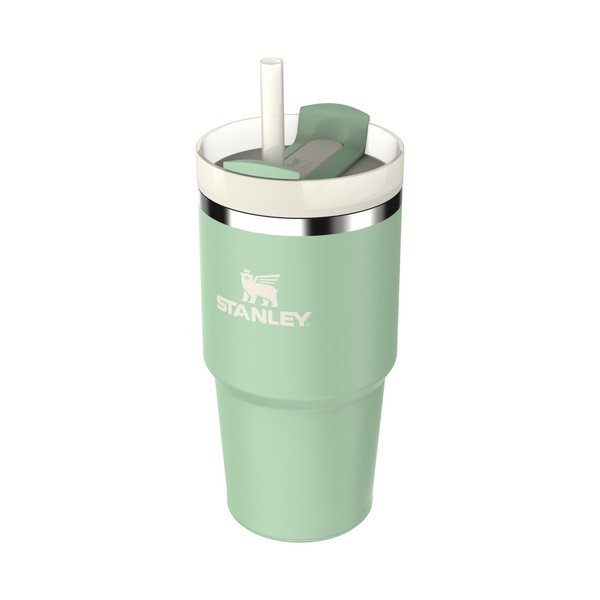 Šalvějově zelená termoska s brčkem z nerezové oceli 600 ml Quencher H2.0 FlowState Tumbler Pistachio – Stanley-image-1