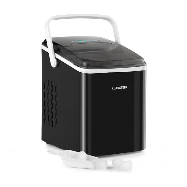 Černý výrobník ledu Klarstein Arctic Porter