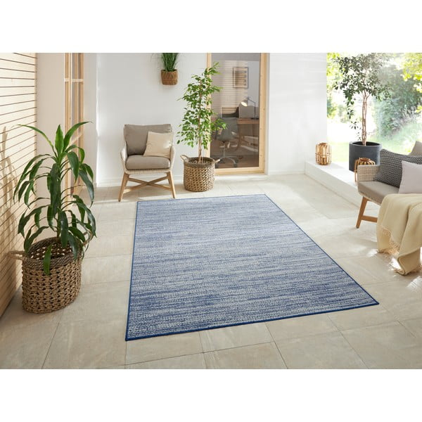 Modrý venkovní koberec 340x240 cm Gemini - Elle Decoration-image-1
