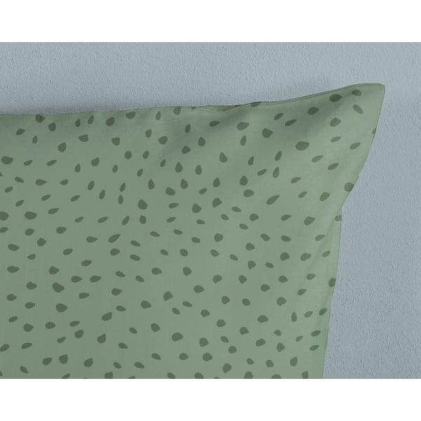 Zelené bavlněné dětské povlečení na jednolůžko 140x200 cm Thabo – Good Morning-image-3