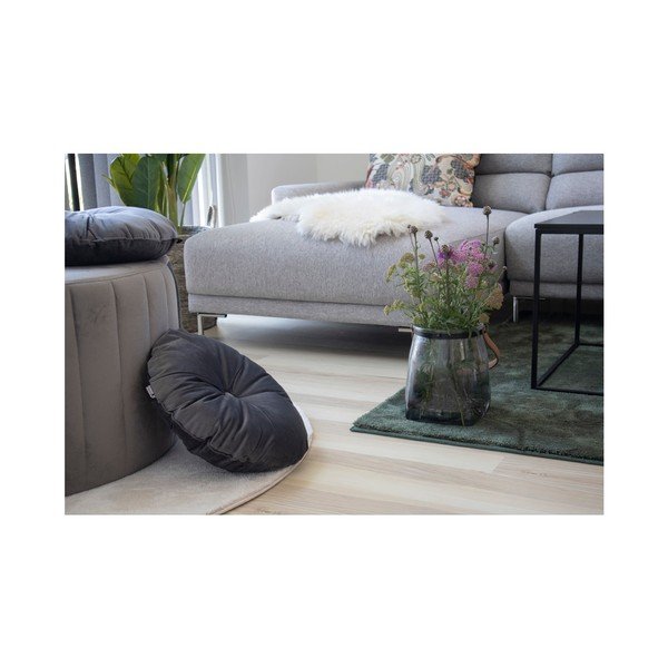 Šedý polštář se sametovým potahem House Nordic Luso, ø 45 cm-image-4