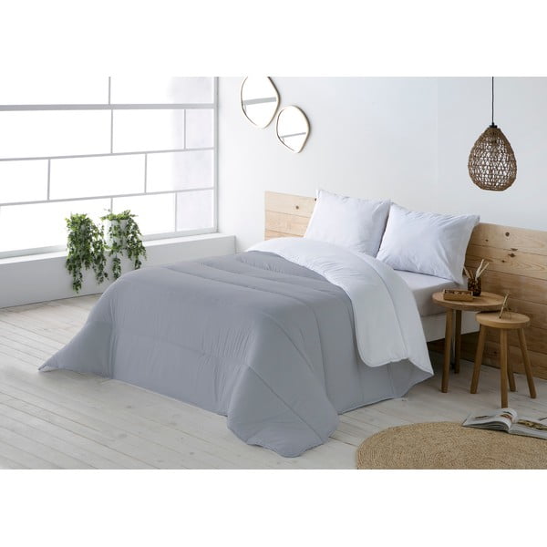 Šedo-bílý přehoz na dvoulůžko Boheme Hedy, 270 x 180 cm-image-2