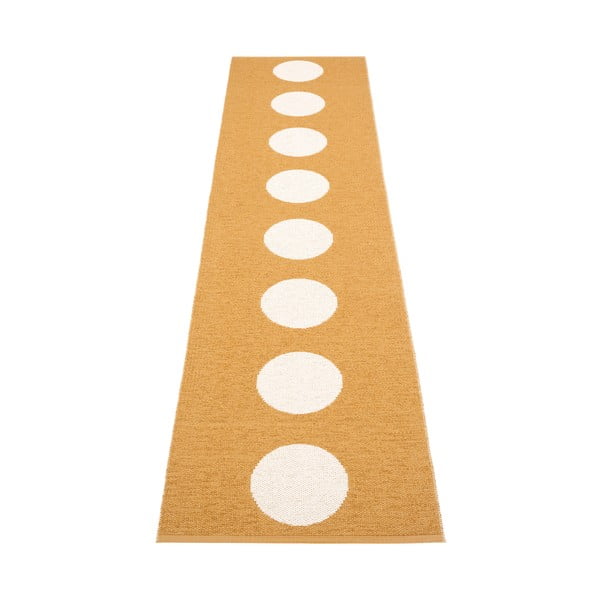 Okrově žlutý vnitřní a venkovní běhoun 70x300 cm Vera Ochre – Pappelina