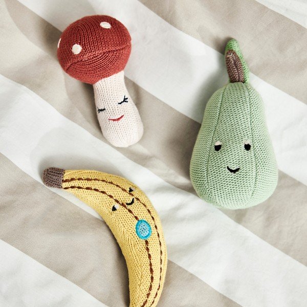 Chrastítko Banana – OYOY Mini-image-1
