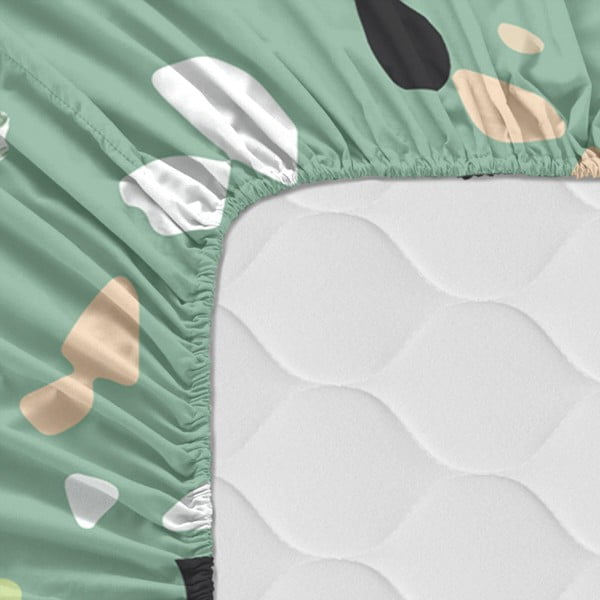 Bavlněné prostěradlo Happy Friday Basic Delicate, 180 x 200 cm-image-1