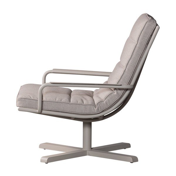 Světle šedé kovové zahradní křeslo Coosa – Exotan-image-3