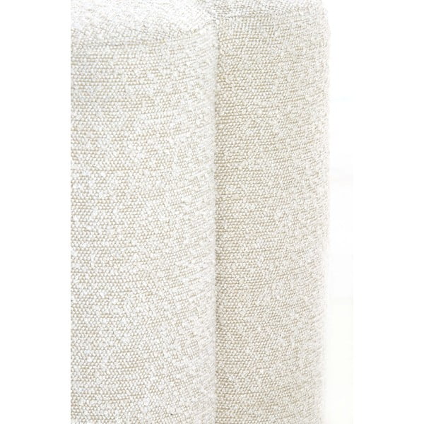 Krémový taburet z textilie bouclé Nalani – Light & Living-image-4