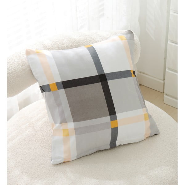 Hnědo-krémové 3dílné povlečení na jednolůžko z mikrosaténu 140x200 cm Henry – My House-image-3