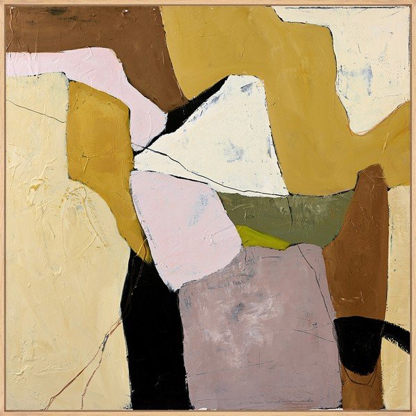 Ručně malovaný obraz s rámem/na plátně 101x101 cm Featured – Malerifabrikken