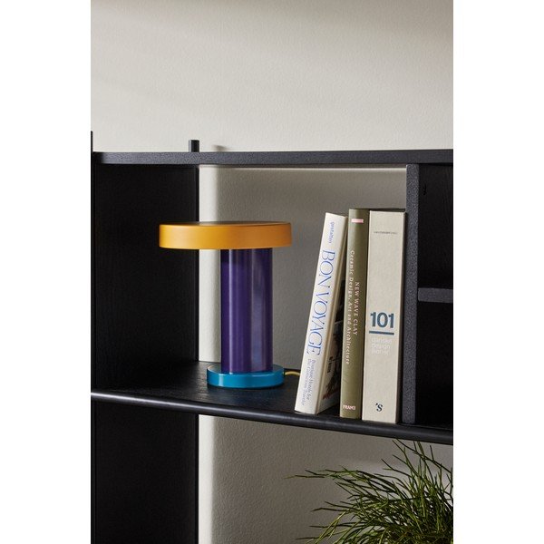 Fialová LED stmívatelná stolní lampa (výška 25 cm) Magic – Hübsch-image-2