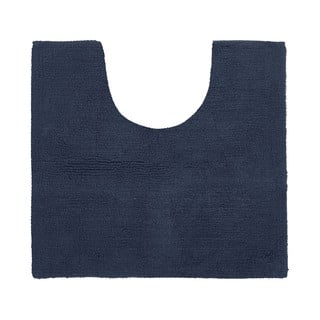 Tmavě modrá koupelnová předložka 50x45 cm Riva - Tiseco Home Studio