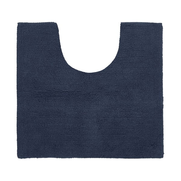 Tmavě modrá koupelnová předložka 50x45 cm Riva - Tiseco Home Studio