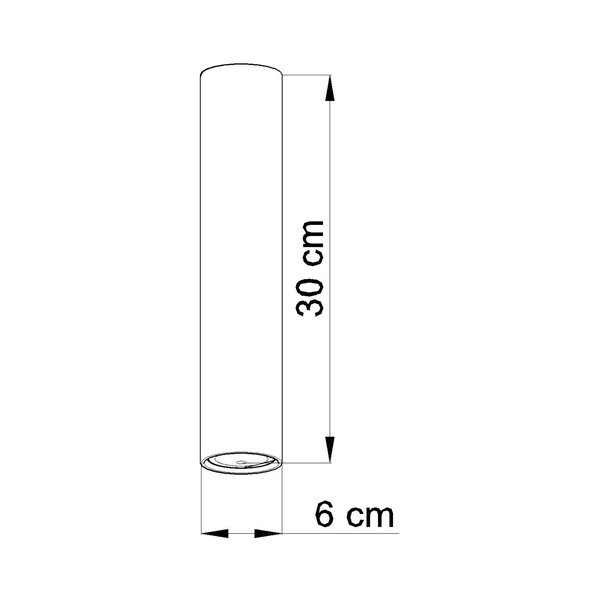 Černé stropní svítidlo Sollux Castro-image-2
