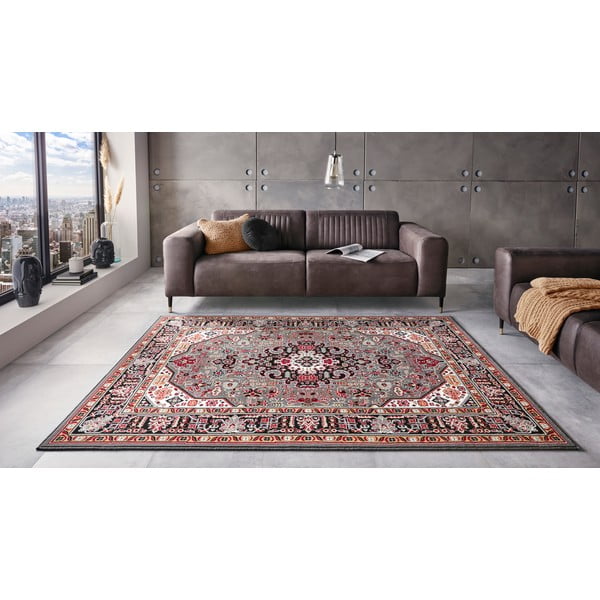 Šedo-hnědý koberec Nouristan Skazar Isfahan, 200 x 290 cm-image-1