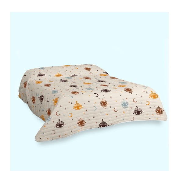 Béžový prošívaný přehoz 180x260 cm Mystical – Aware-image-1