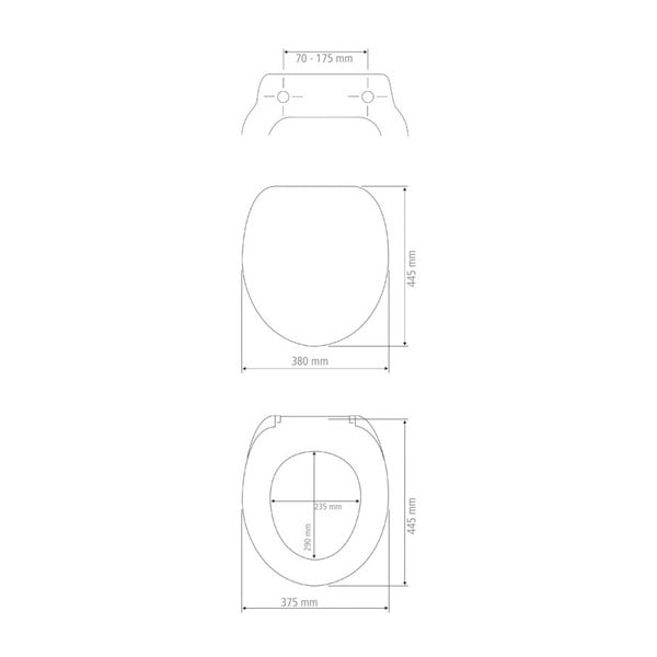 Záchodové prkénko s automatickým zavíráním 37 x 44,5 cm Rollin'Art Full Bloom – Wenko-image-3