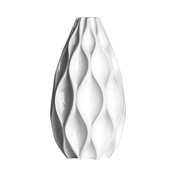 Váza Retro, 45 cm, bílá
