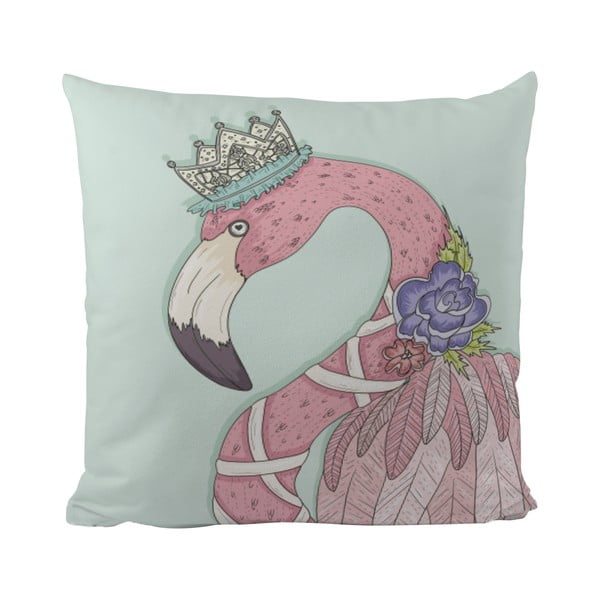 Polštář Flamingo Queen, 50x50 cm