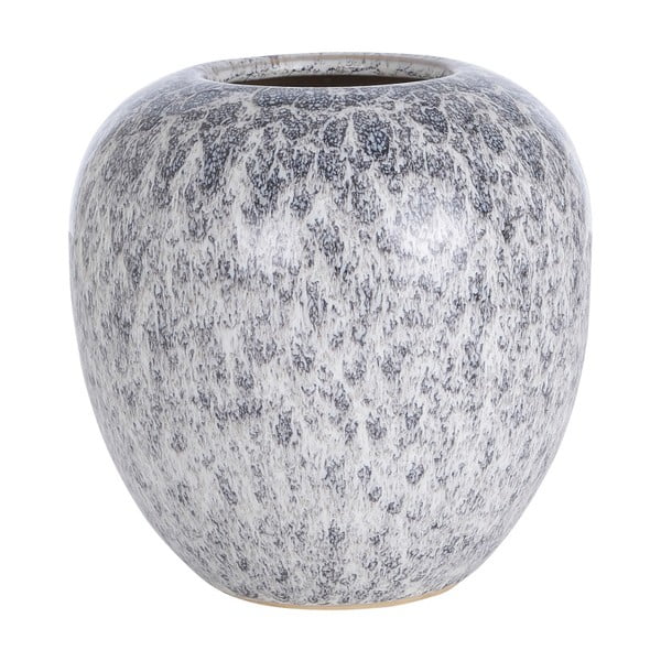 Šedá keramická váza A Simple Mess Yst, ⌀ 18,5 cm