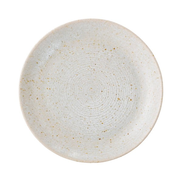 Krémový kameninový dezertní talíř Bloomingville Pixie, ø 16 cm