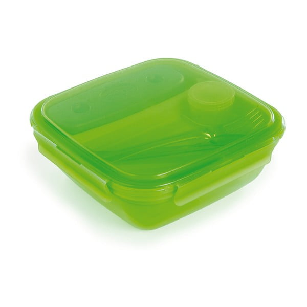 Zelený obědový box s příborem a chladičem Snips Lunch, 1,5 l-image-2