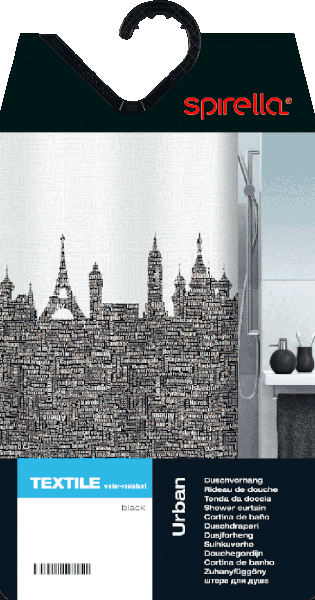 Sprchový závěs 180x200 cm Urban – Spirella-image-3