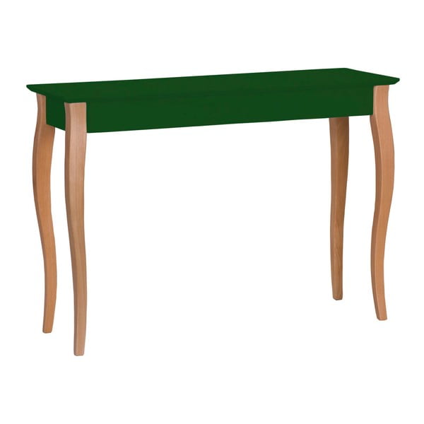 Tmavě zelený konzolový stolek Ragaba Lillo, šířka 105 cm